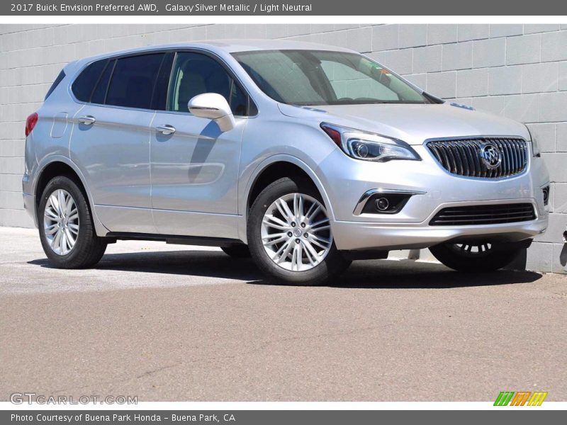 Galaxy Silver Metallic / Light Neutral 2017 Buick Envision Preferred AWD