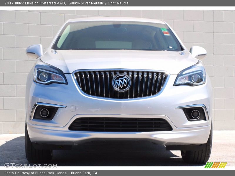 Galaxy Silver Metallic / Light Neutral 2017 Buick Envision Preferred AWD