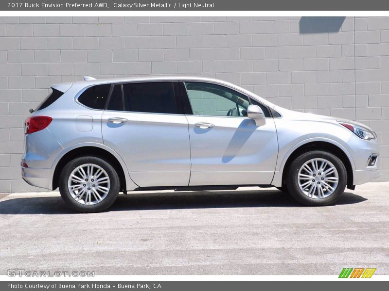 Galaxy Silver Metallic / Light Neutral 2017 Buick Envision Preferred AWD