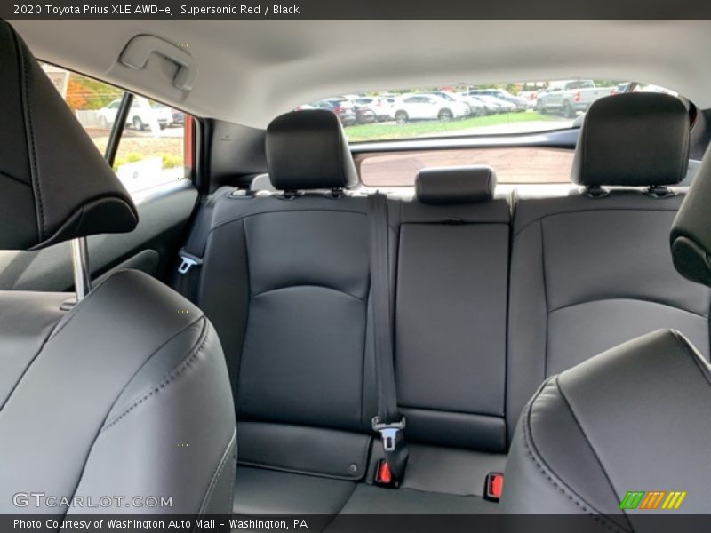 Supersonic Red / Black 2020 Toyota Prius XLE AWD-e