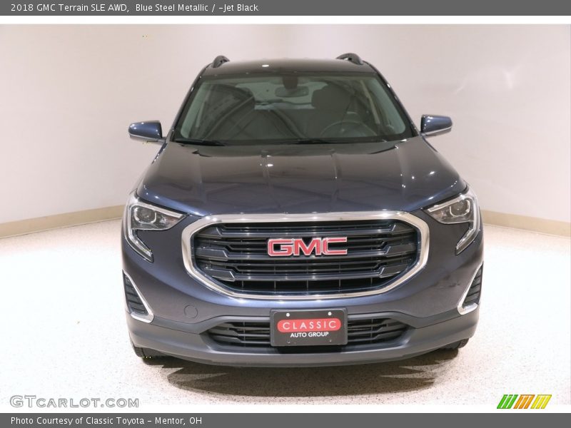 Blue Steel Metallic / ­Jet Black 2018 GMC Terrain SLE AWD