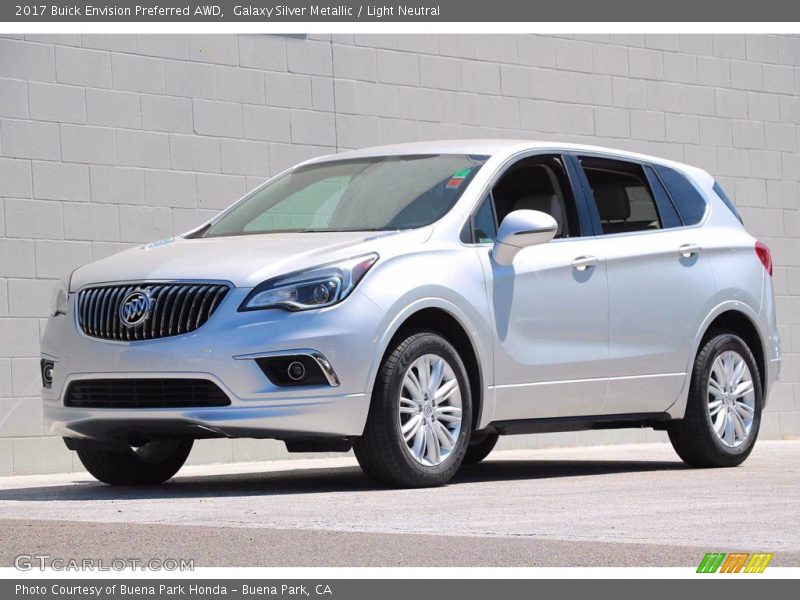 Galaxy Silver Metallic / Light Neutral 2017 Buick Envision Preferred AWD