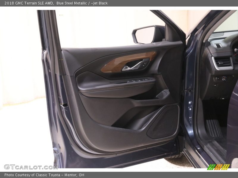 Blue Steel Metallic / ­Jet Black 2018 GMC Terrain SLE AWD