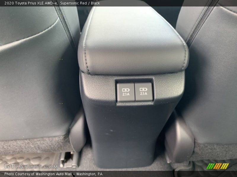 Supersonic Red / Black 2020 Toyota Prius XLE AWD-e