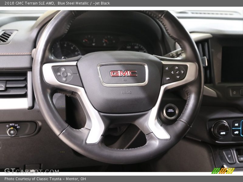 Blue Steel Metallic / ­Jet Black 2018 GMC Terrain SLE AWD