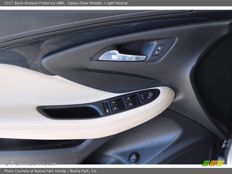 Galaxy Silver Metallic / Light Neutral 2017 Buick Envision Preferred AWD