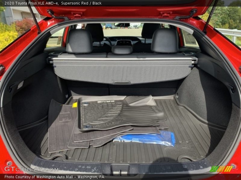 Supersonic Red / Black 2020 Toyota Prius XLE AWD-e