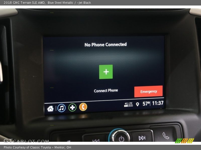 Blue Steel Metallic / ­Jet Black 2018 GMC Terrain SLE AWD