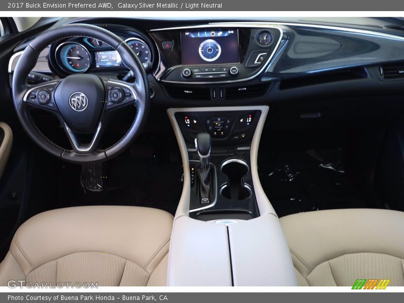 Galaxy Silver Metallic / Light Neutral 2017 Buick Envision Preferred AWD
