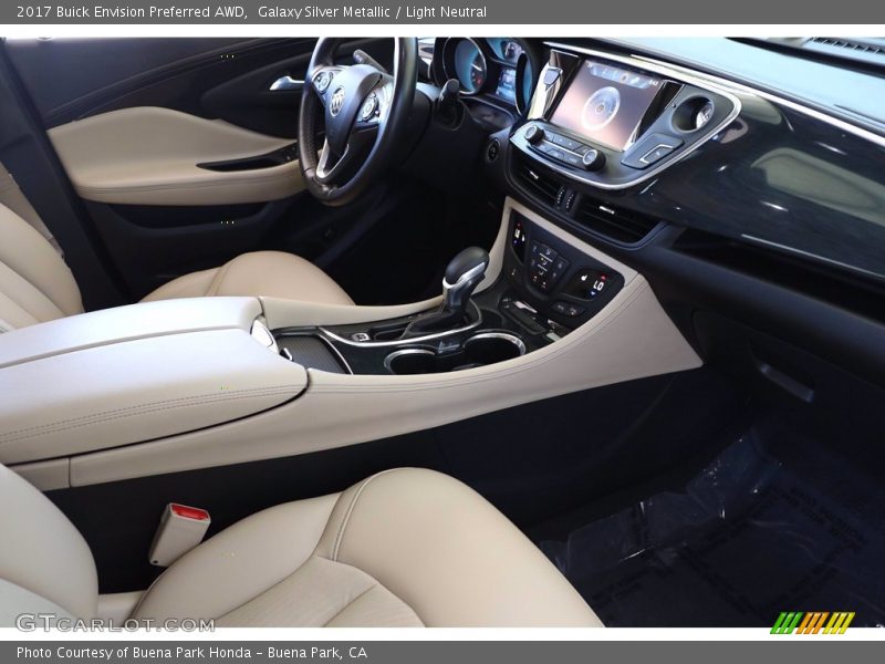 Galaxy Silver Metallic / Light Neutral 2017 Buick Envision Preferred AWD