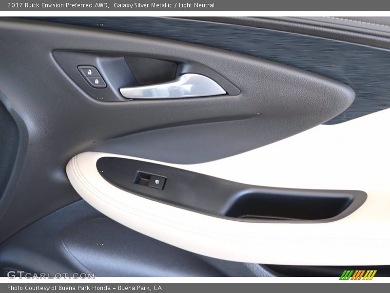 Galaxy Silver Metallic / Light Neutral 2017 Buick Envision Preferred AWD