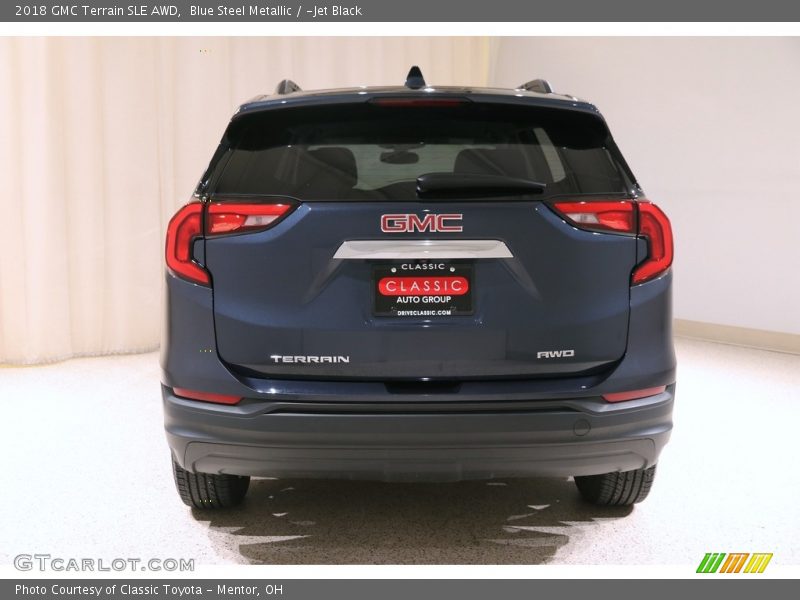 Blue Steel Metallic / ­Jet Black 2018 GMC Terrain SLE AWD