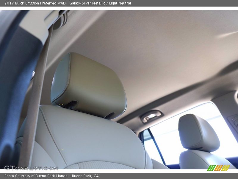 Galaxy Silver Metallic / Light Neutral 2017 Buick Envision Preferred AWD