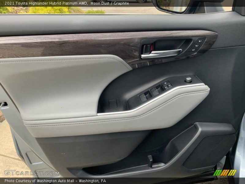 Door Panel of 2021 Highlander Hybrid Platinum AWD