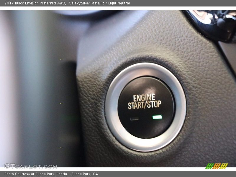 Galaxy Silver Metallic / Light Neutral 2017 Buick Envision Preferred AWD