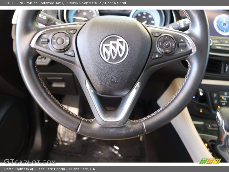 Galaxy Silver Metallic / Light Neutral 2017 Buick Envision Preferred AWD