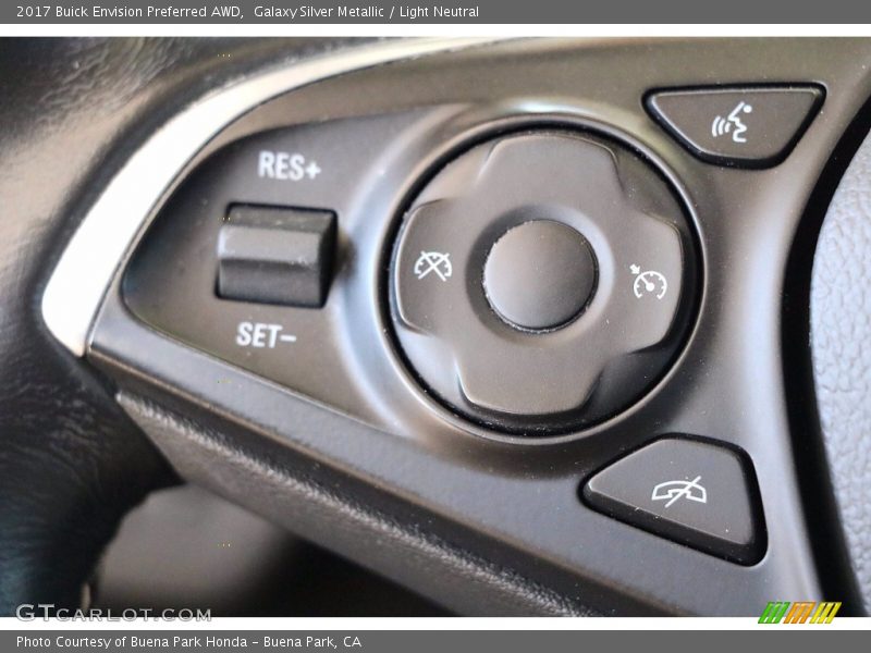Galaxy Silver Metallic / Light Neutral 2017 Buick Envision Preferred AWD