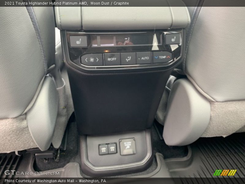 Controls of 2021 Highlander Hybrid Platinum AWD