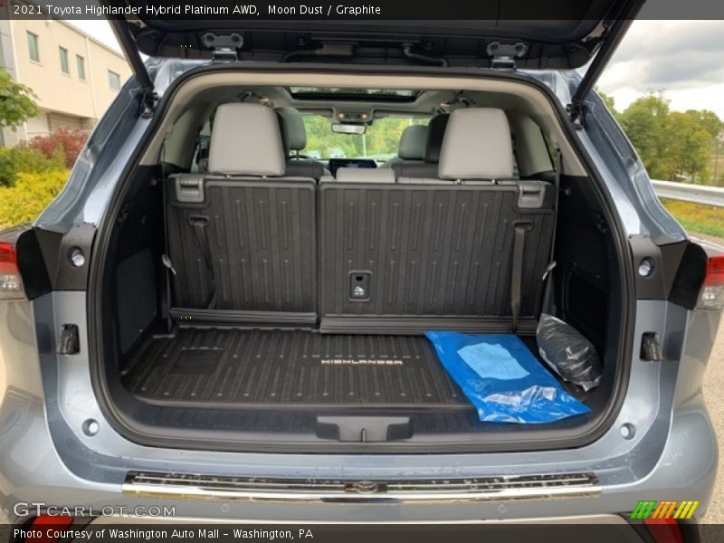  2021 Highlander Hybrid Platinum AWD Trunk