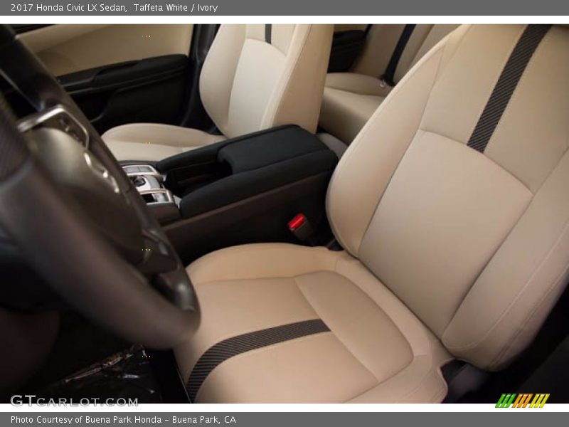 Taffeta White / Ivory 2017 Honda Civic LX Sedan