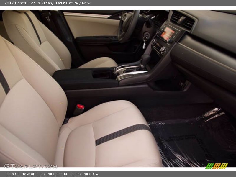 Taffeta White / Ivory 2017 Honda Civic LX Sedan