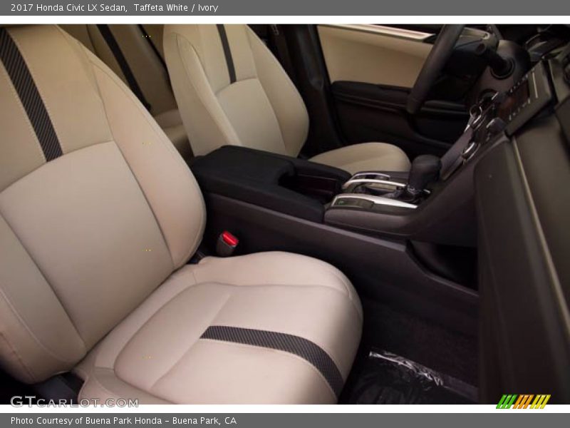 Taffeta White / Ivory 2017 Honda Civic LX Sedan