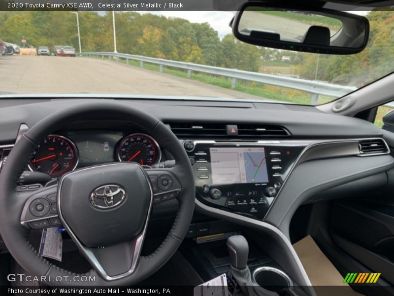 Celestial Silver Metallic / Black 2020 Toyota Camry XSE AWD