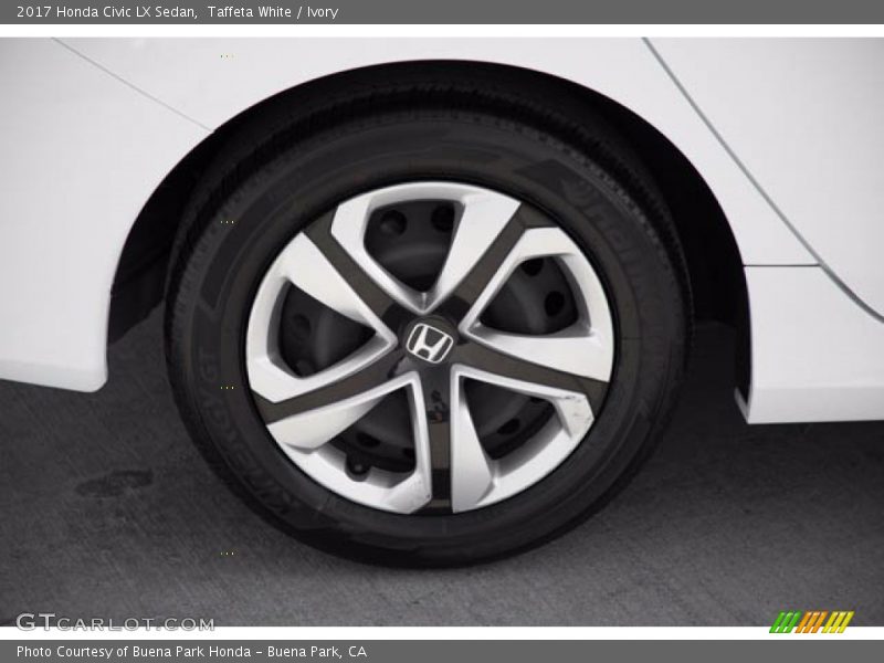 Taffeta White / Ivory 2017 Honda Civic LX Sedan