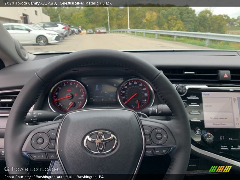 Celestial Silver Metallic / Black 2020 Toyota Camry XSE AWD