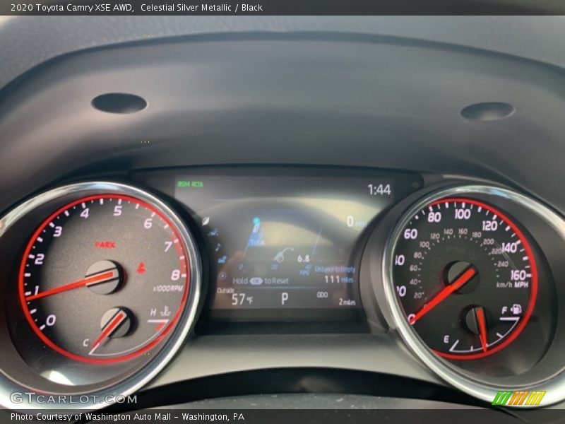 Celestial Silver Metallic / Black 2020 Toyota Camry XSE AWD