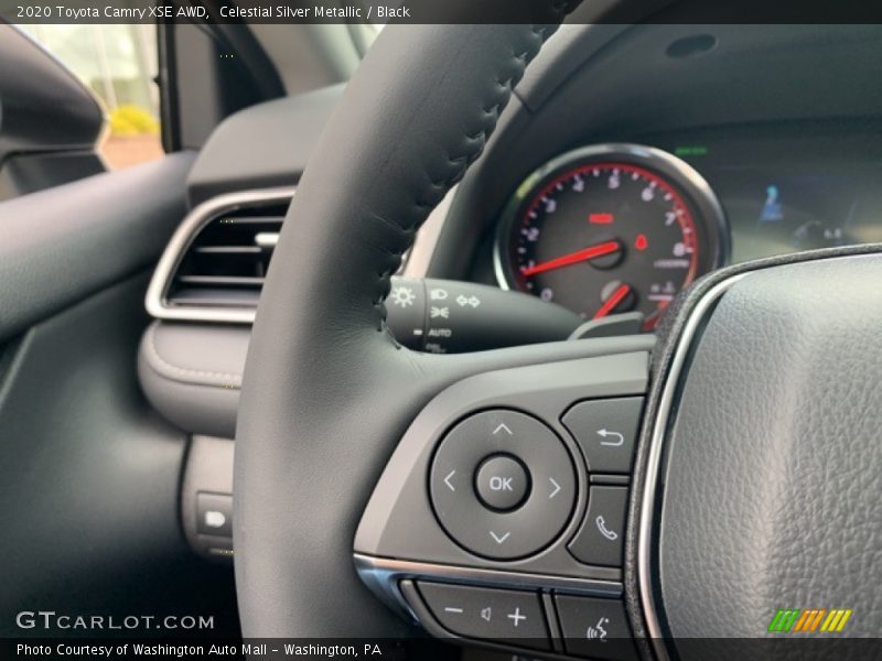 Celestial Silver Metallic / Black 2020 Toyota Camry XSE AWD