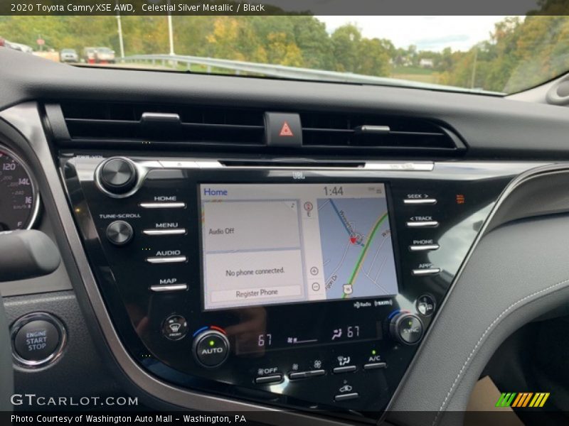 Celestial Silver Metallic / Black 2020 Toyota Camry XSE AWD