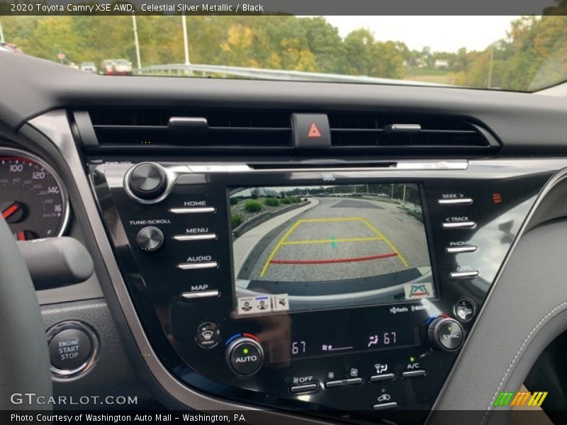 Celestial Silver Metallic / Black 2020 Toyota Camry XSE AWD