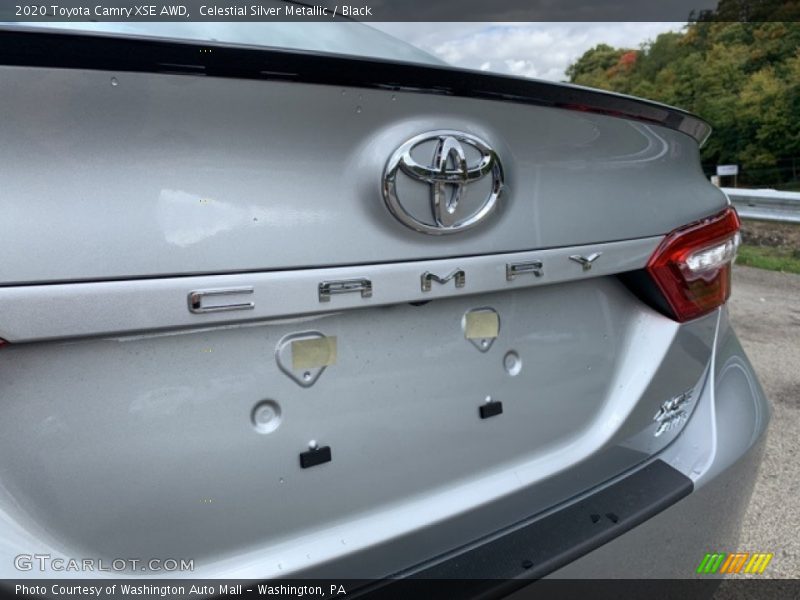 Celestial Silver Metallic / Black 2020 Toyota Camry XSE AWD