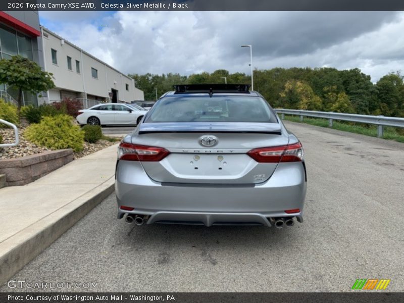 Celestial Silver Metallic / Black 2020 Toyota Camry XSE AWD