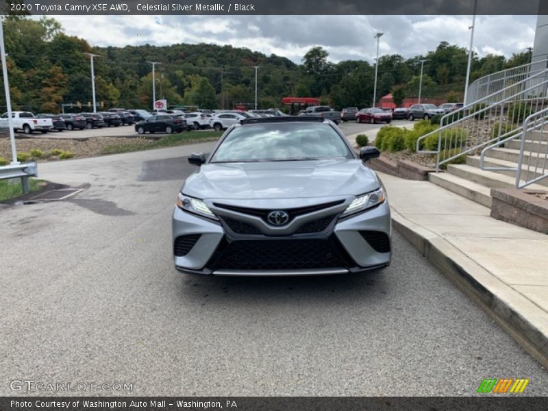 Celestial Silver Metallic / Black 2020 Toyota Camry XSE AWD