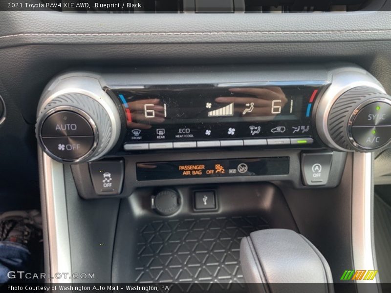 Controls of 2021 RAV4 XLE AWD