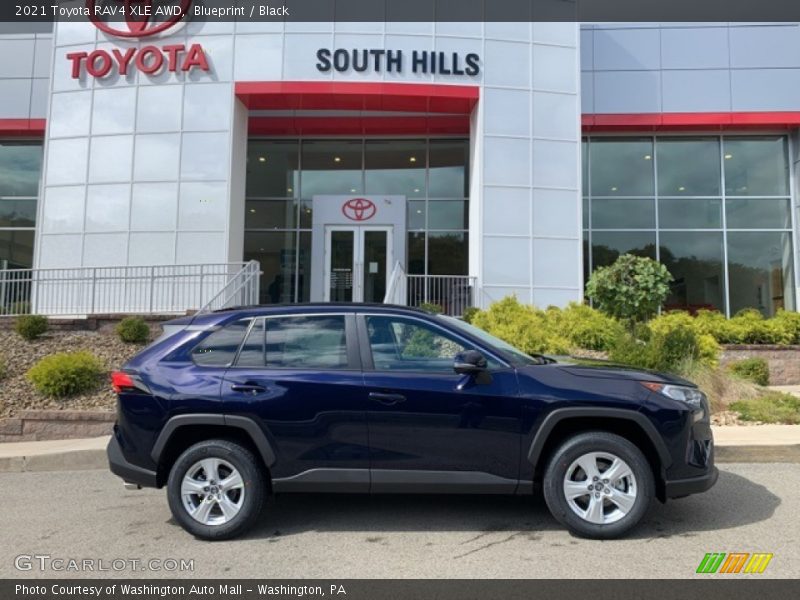 Blueprint / Black 2021 Toyota RAV4 XLE AWD