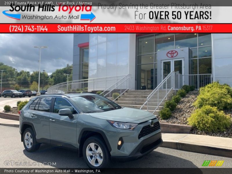 Lunar Rock / Nutmeg 2021 Toyota RAV4 XLE AWD