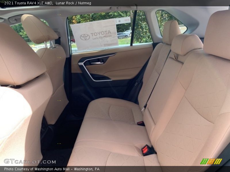 Rear Seat of 2021 RAV4 XLE AWD