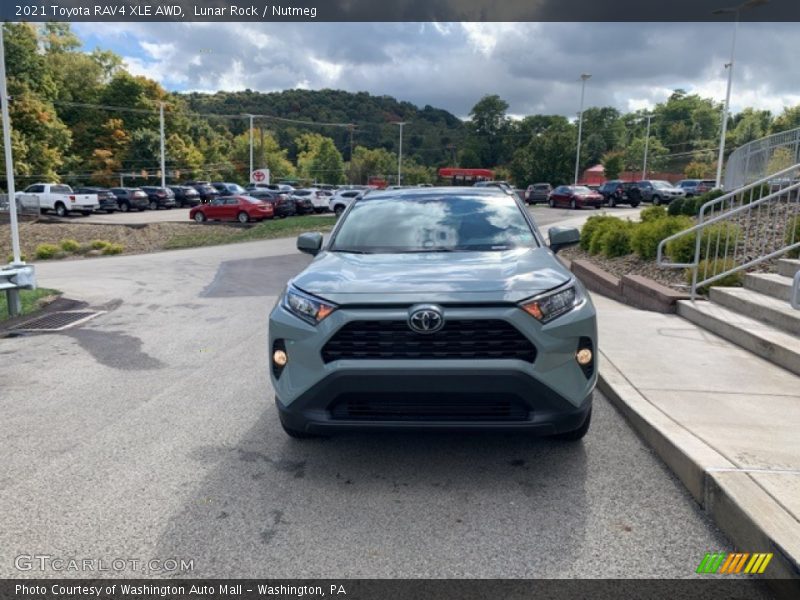 Lunar Rock / Nutmeg 2021 Toyota RAV4 XLE AWD