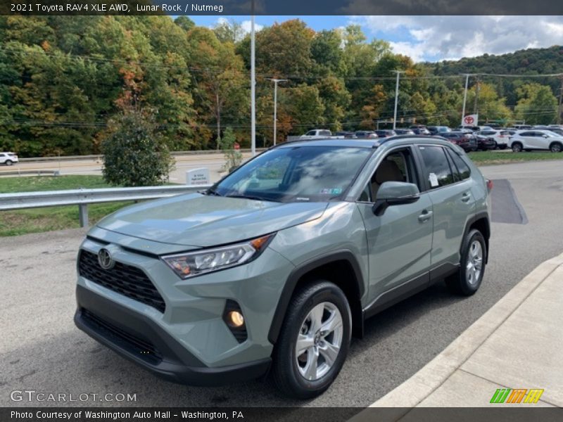Front 3/4 View of 2021 RAV4 XLE AWD