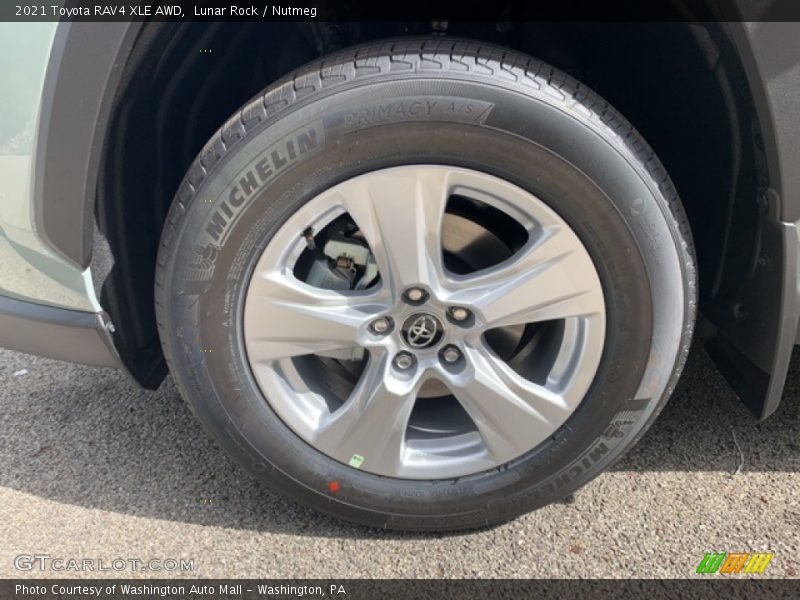 Lunar Rock / Nutmeg 2021 Toyota RAV4 XLE AWD