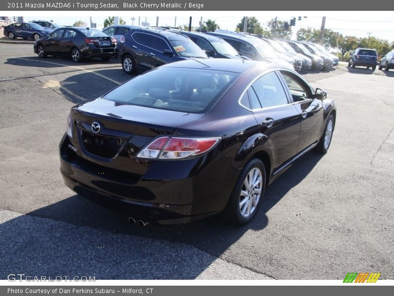 Black Cherry Metallic / Beige 2011 Mazda MAZDA6 i Touring Sedan