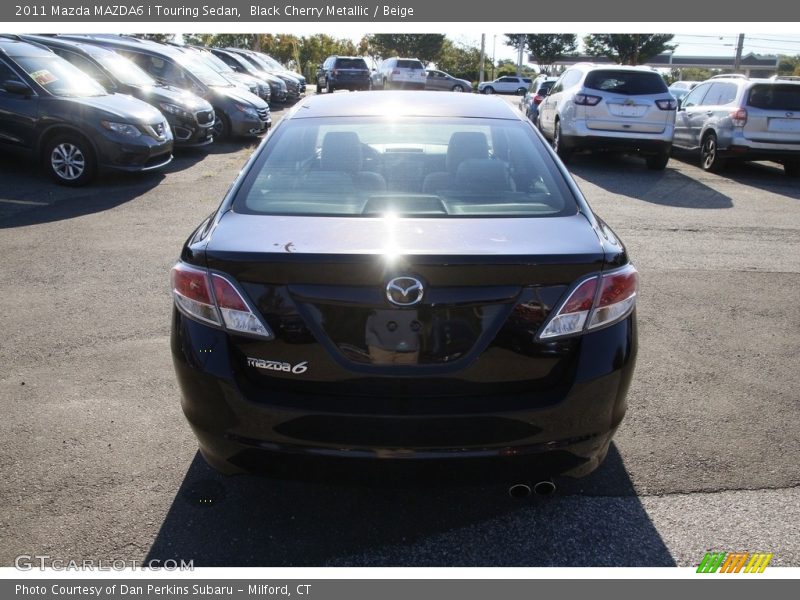 Black Cherry Metallic / Beige 2011 Mazda MAZDA6 i Touring Sedan