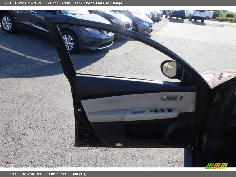 Black Cherry Metallic / Beige 2011 Mazda MAZDA6 i Touring Sedan