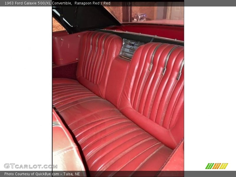 Rear Seat of 1963 Galaxie 500/XL Convertible
