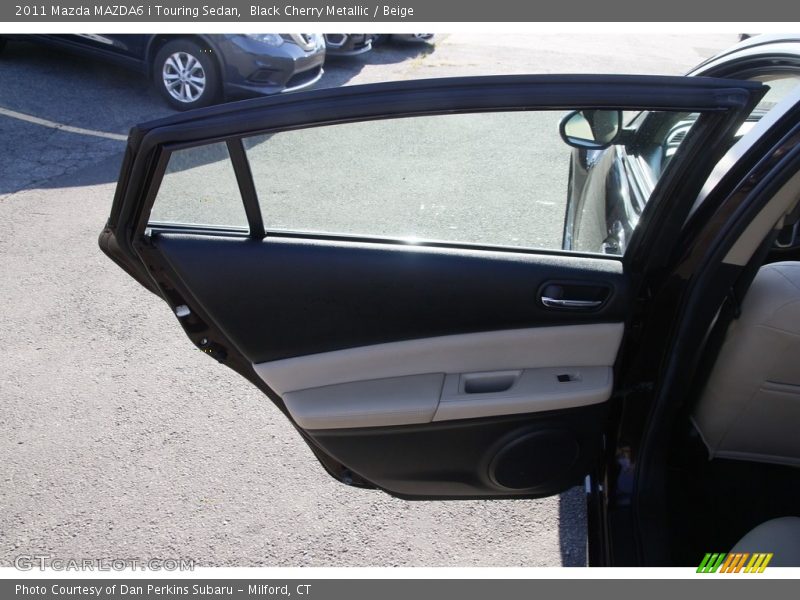 Black Cherry Metallic / Beige 2011 Mazda MAZDA6 i Touring Sedan