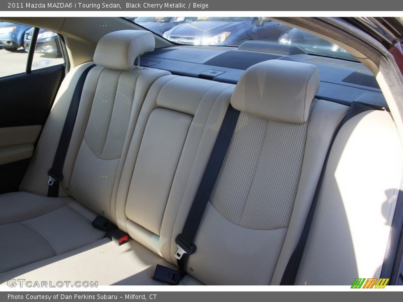 Black Cherry Metallic / Beige 2011 Mazda MAZDA6 i Touring Sedan