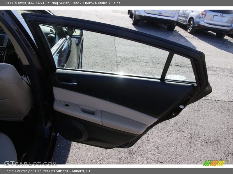 Black Cherry Metallic / Beige 2011 Mazda MAZDA6 i Touring Sedan